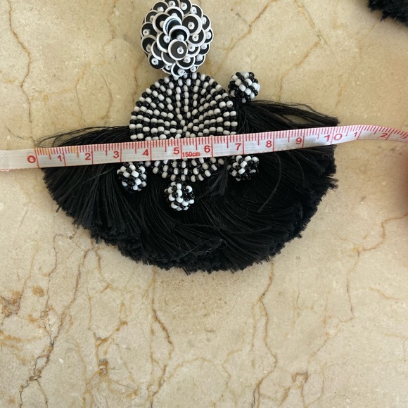 Tassel Fringe Earrings - Picture 2 of 8